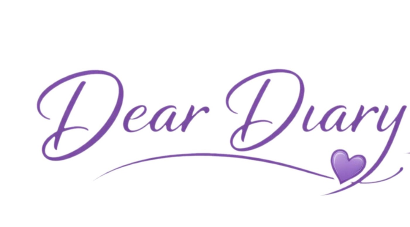 Dear Diary purple heart logo